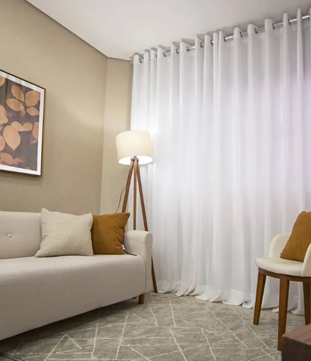 Sala decorada com soluções da Casa Real Decorações